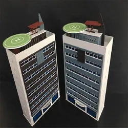 1/144 150 Police Building Building Train Scene Model Multifunctional Scene Plastic Assembly Model