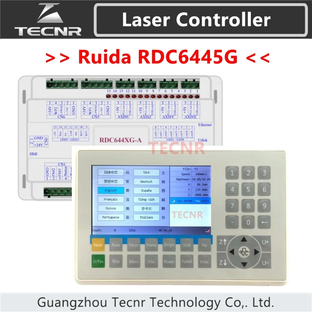 

Ruida RDC6445 RDC6445G RDC6445S Laser Machine Controller For Co2 Laser Engraving Cutting Machine Upgrade RDC6442 RDC6442G