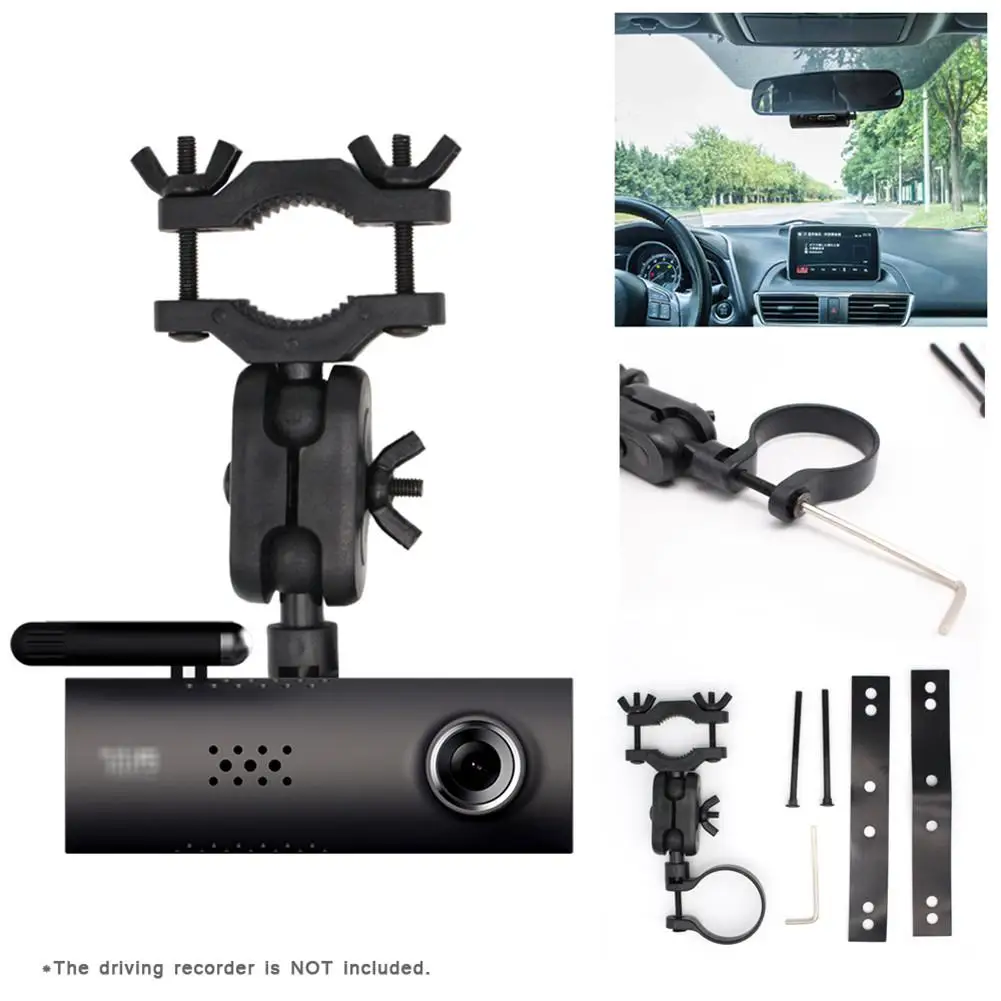 Car Rearview Mirror Driving Recorder Bracket Holder for Xiaomi DVR 70 Minutes Wifi Cam Mount 360 Degrees Rotating Support Holder