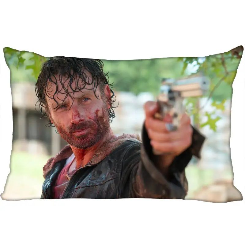 Custom Walking Dead New Arrival Rectangle Pillowcases Zipper Custom Pillow Cover Wedding Decorative Christmas Gift