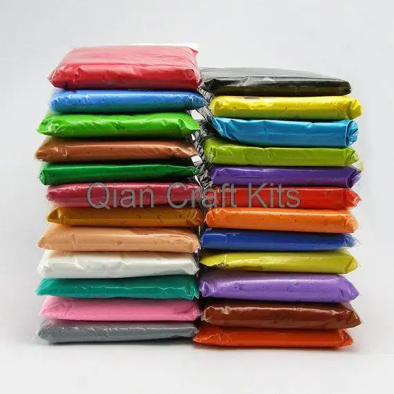 

500gram large Super Light Weight Modeling Air Dry Clay Soft Like Squishy After Dry mix color ,you specify color