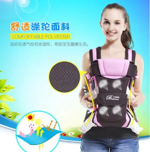 baby backpack carrier new ergonomic baby sling Breathable multifunctional Front Facing kangaroo baby bag 2-30 months infant wrap