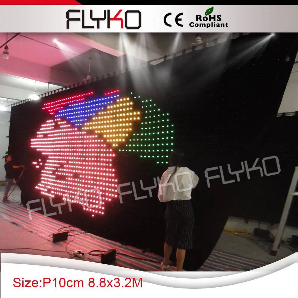 led lighting decoration programmable led stage backdrop