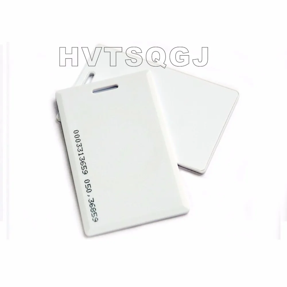 

100pcs/box RFID card TK4100 125 KHZ RFID card EM Thick ID card suitable for access control and attendance cards