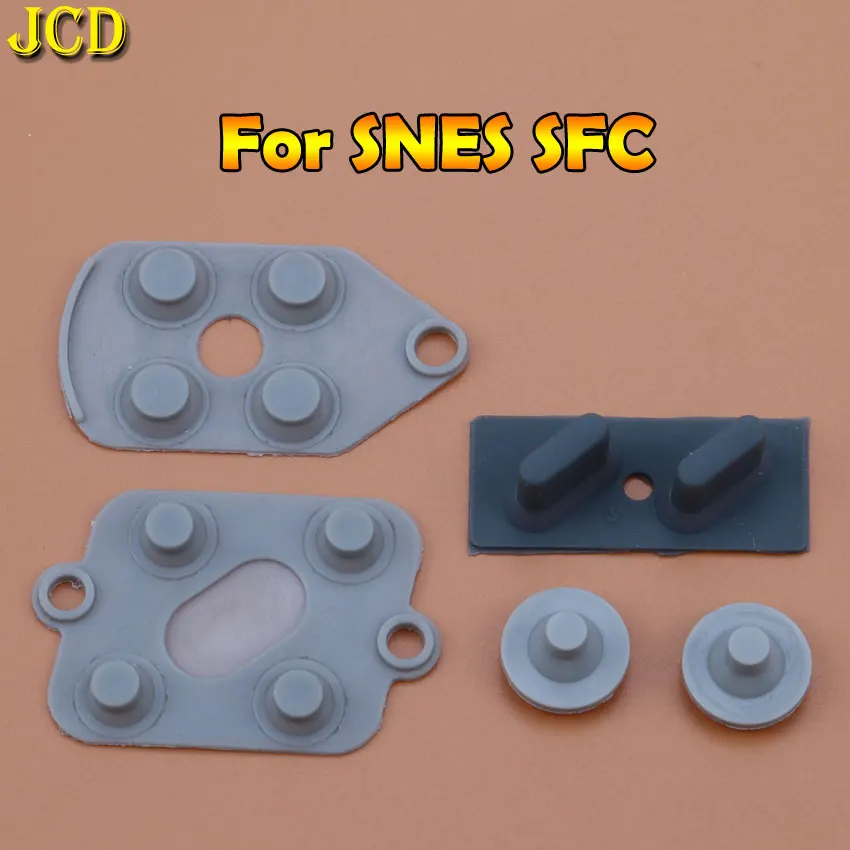 JCD 1Set For Nintend Wii / WIIU PAD / WII PRO for SNES SFC / NES PC Console Conductive Rubber Silicone Pads Buttons