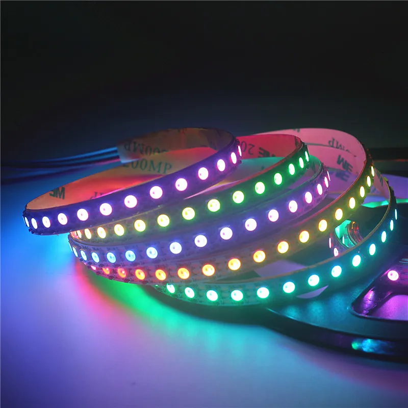 Programmable Individual Addressable LED Pixel Strip 4mm 5mm narrow width WS2812B WS2812 3535 5050 RGB LED Chasing Digital lamp