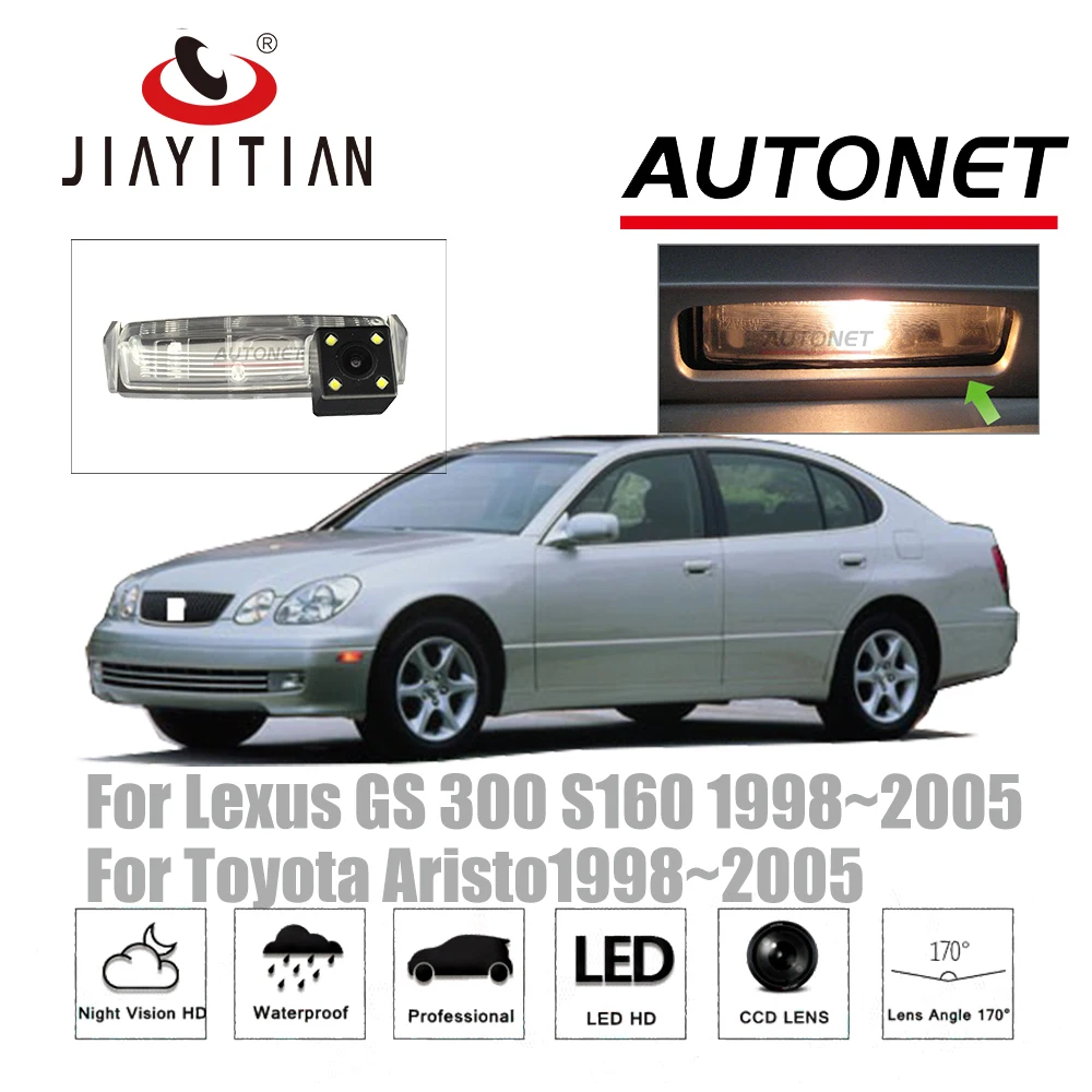 JIAYITIAN rear camera For Lexus GS300 gs300 S160 For Toyota Aristo 1997~2004/CCD/Night Vision/Backup Camera license plate camera