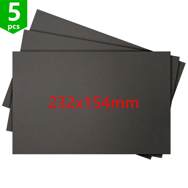 

5pcs 232*154mm Printer Heated Bed Tape Print Sticker Build Plate Tape For Creator Pro /Dreamer 3D Printer