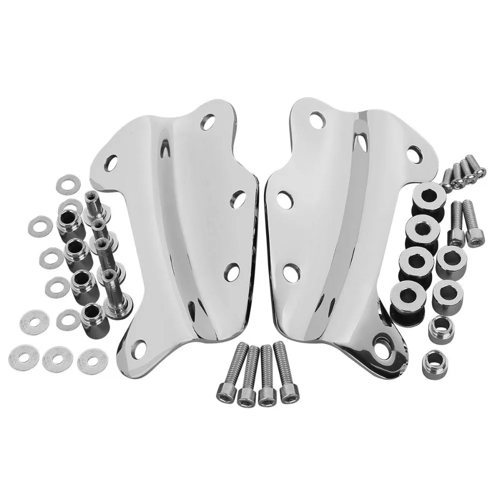 Estante de montaje para motocicleta, Kit de Hardware de acoplamiento de 4 puntos para Harley Touring Road King Electra Glide Road Glide 2009-2013