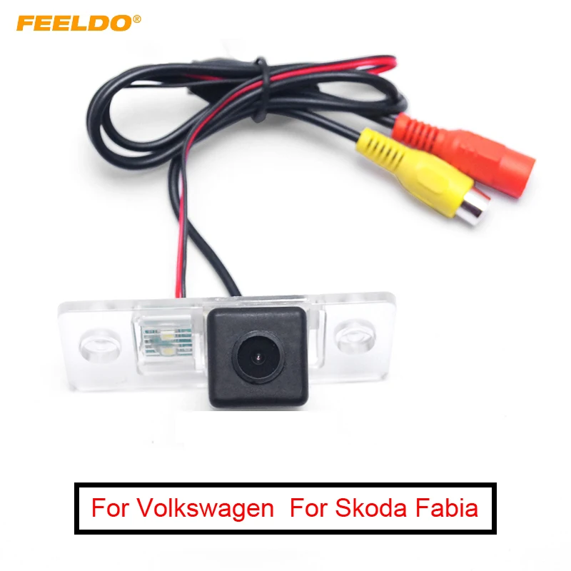 

FEELDO 1Set Car Backup Rear View Camera For Volkswagen Passat B5(01~05)/Tiguan/PoloSedan/Santana/Golf 5/Fabia #AM1307