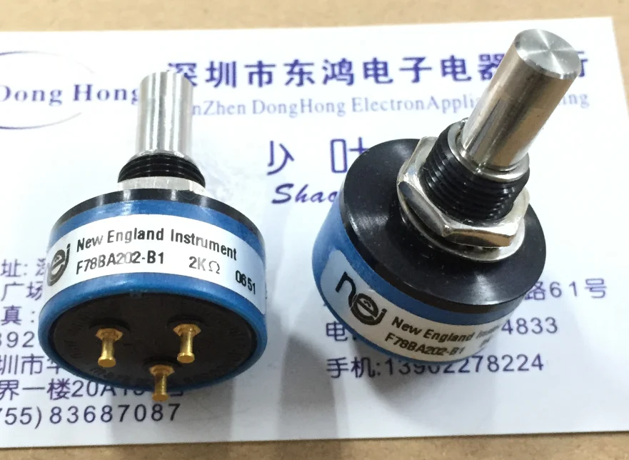 Original  F78BA202-B1 conductive plastic potentiometer 2K promise 360 degree switch