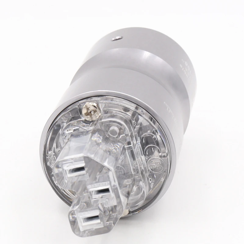 Hifi audio X1pair Rhodium plated Transparante Amerikaanse versie HIfi audio power AC plug uitbreidingsadapter