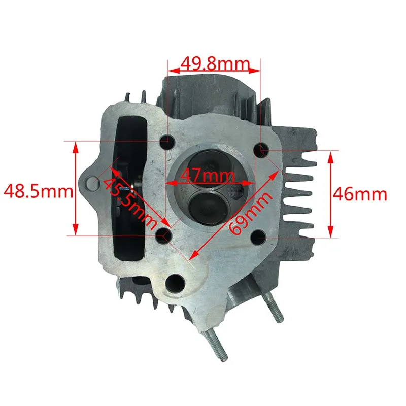 Motorcycle 70cc Engine Parts Cylinder For Lifan Zongshen LF ZS 70cc Horizontal Air Cooling Rngines ATV Off road Pit Dirt Bike