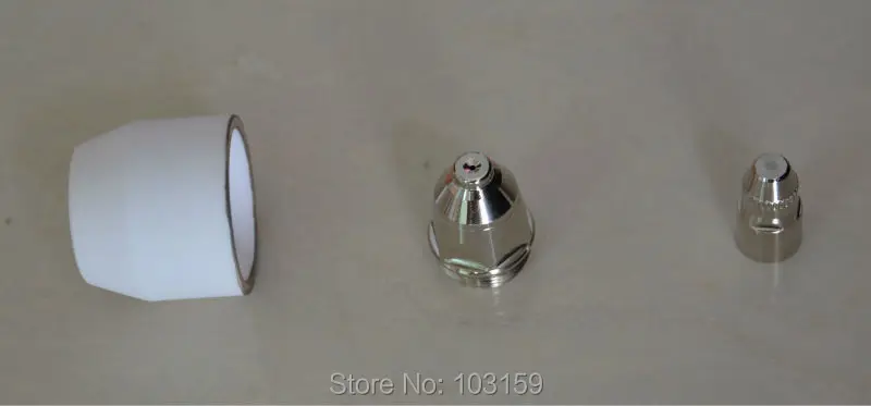 P-80 เครื่องตัดพลาสม่า SHIELD ถ้วย Shroud ถ้วยสำหรับ P-80 ตัดไฟฉายตัดพลาสม่า 10pcs