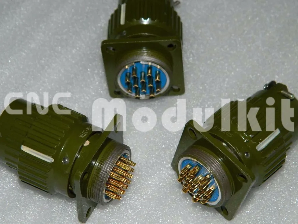 CNC Machinery 12Pin Air Plug Connector Male & Female Couples Y28M-12TK Diameter 28mm For Servo Motor By CNC Modulkit