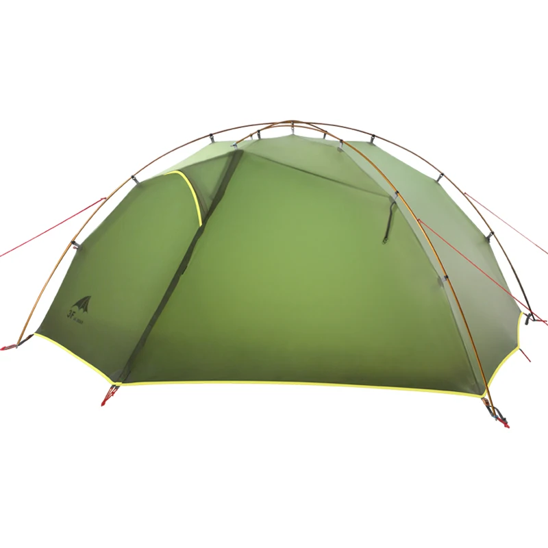 

3F UL GEAR 15D Nylon Fabic Double Layer 3/4 Season Camping Tent Waterproof Tent For 2 Persons Hiking Ultralight