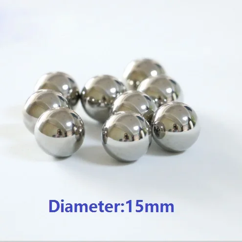 

1kg/lot (72pcs) Diameter 15mm high quality 304 stainless steel balls Dia 15 mm bearing balls for hunting slingshot shooting