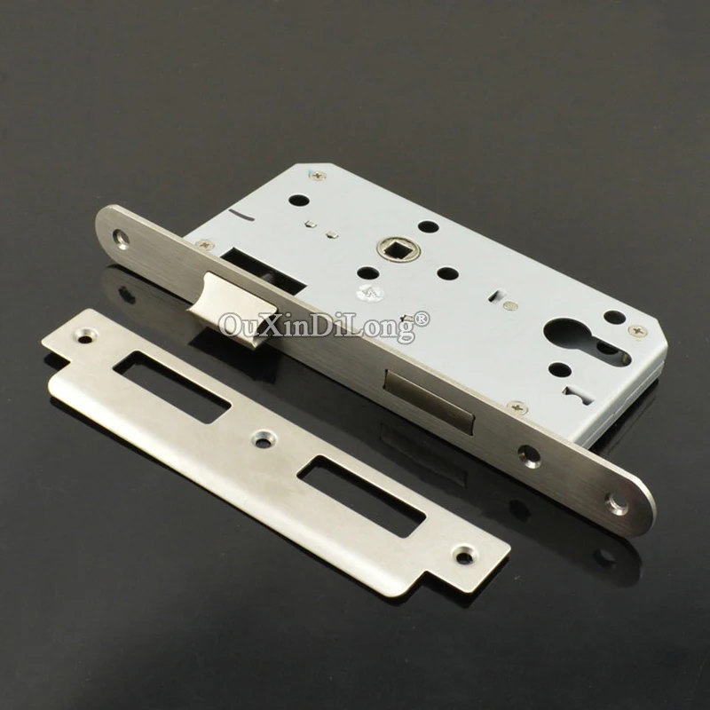 

Security Door 5572/7255 European Mortise Door Lock Lockbody Anti-theft Gate Room Mute Door Lock body Double Tongue Repair Parts