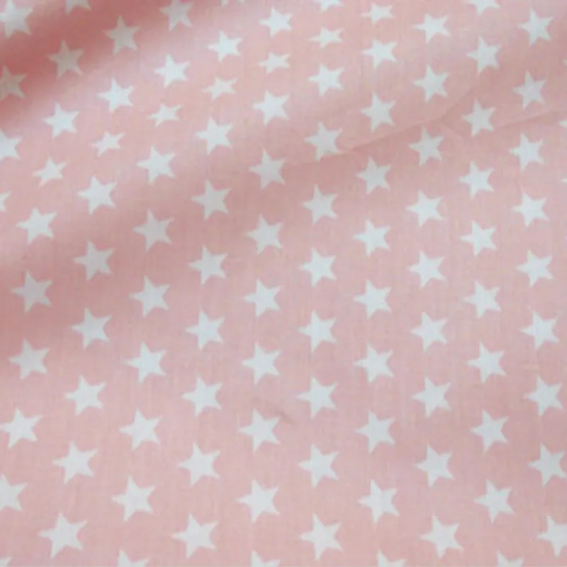 Stars Printed Baby Cotton Quilting Fabric by half meter for DIY Sewing Bed Sheet Dress making cotton fabric 50*160cm