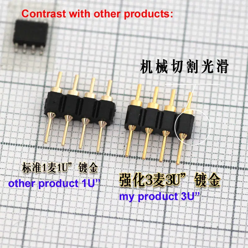 Gold-plated DIP8 Mono to Dual Op Amp Adapter Converter OP amplifier IC socket  OPA128 OPA627 AD847 AD797