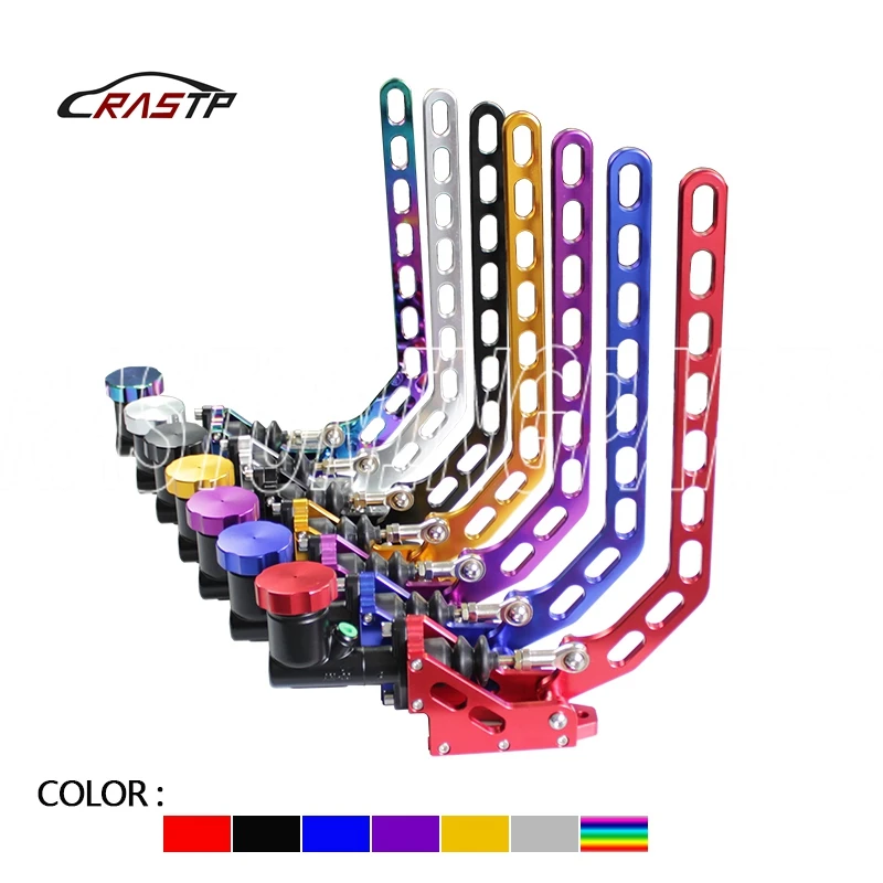 

RASTP-Aluminum Hydraulic Drift Hand Brake Racing Parking Handbrake Lever Gear With Locking Oil Tank RS-HB917