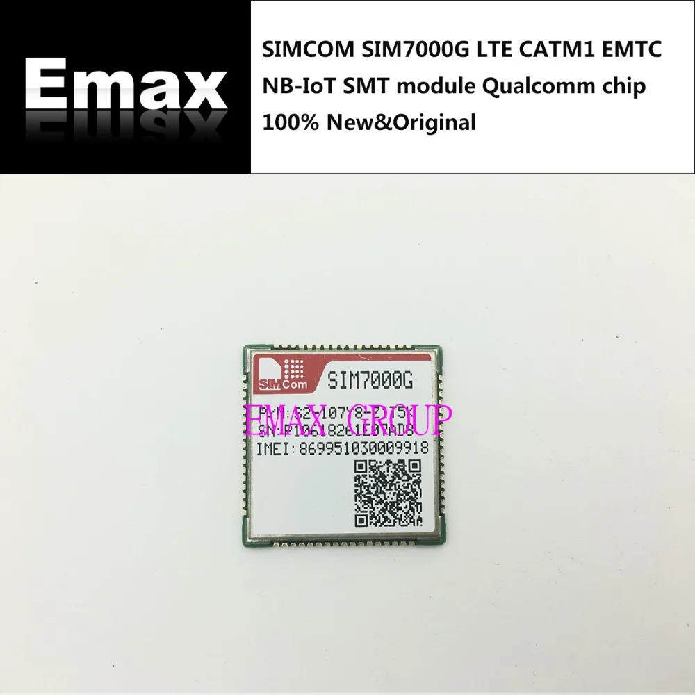 SIMCOM SIM7000G Global-Band FTE-LTE,TDD-LTE CATM1 EMTC NB-IoT SMT module Qualcomm chip Competitive with SIM900/SIM800F