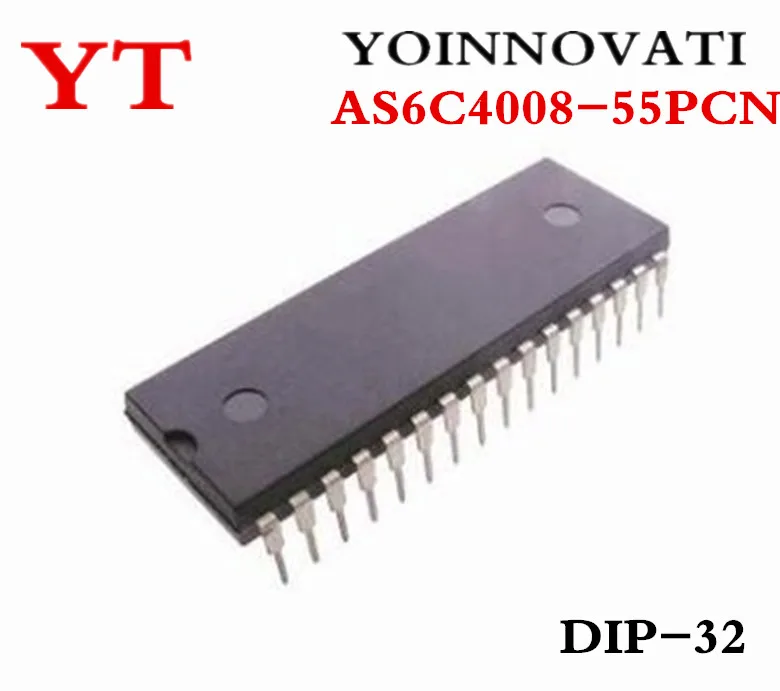 2pcs 5pcs 10pcs AS6C4008-55PCN ic sram 4mbit 55ns 32dip 6 c4008 as6c4008 beste Qualität