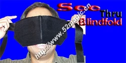 Miracle Blindfold,See Through Blindfold Magic Tricks Magician Prediction Magie Stage Illusion Accessories Gimmick Prop Mentalism