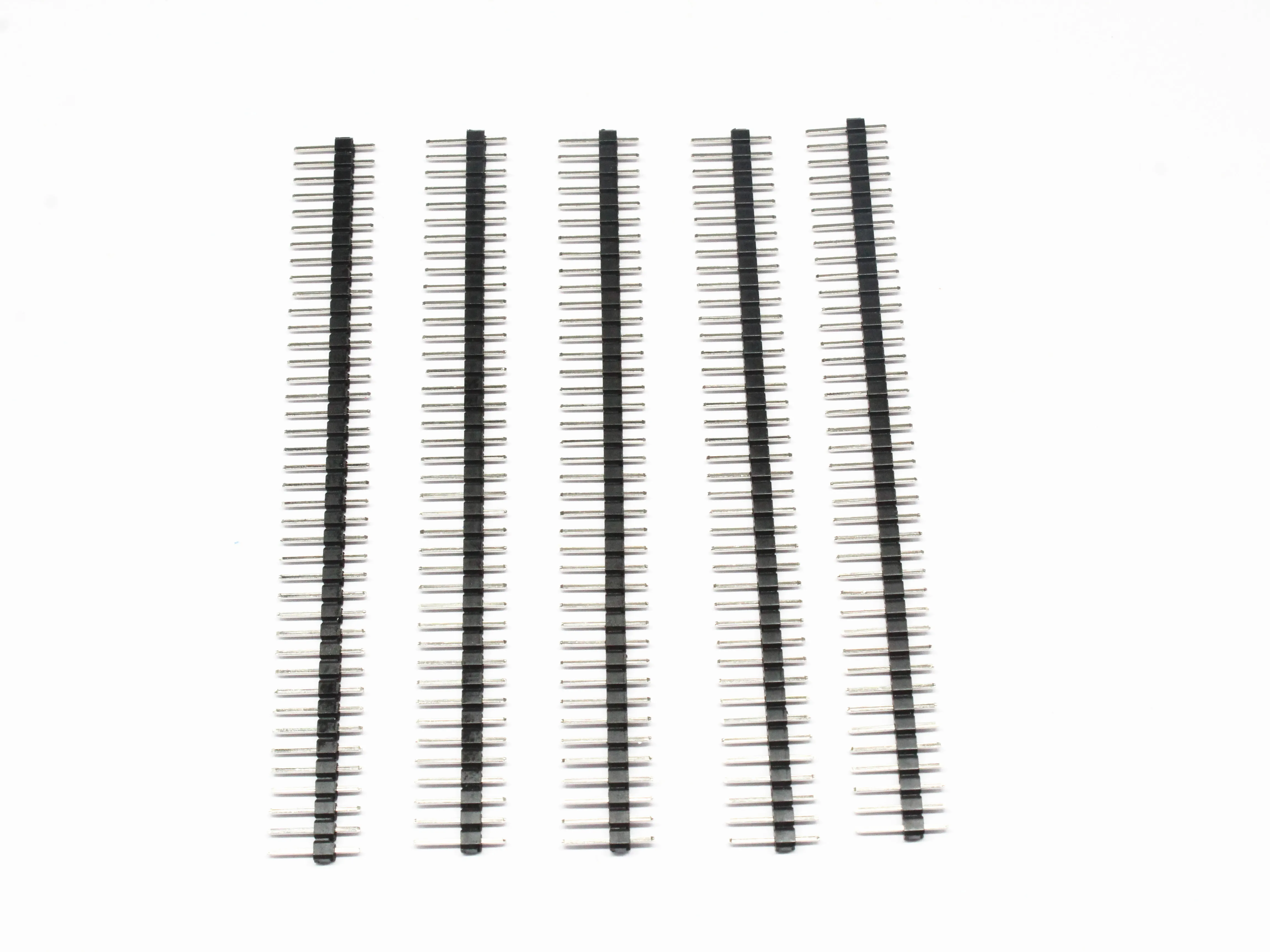 10 sztuk 40 Pin 1x40 jeden rząd mężczyzna 2.54 łamliwe taśmy do złącz stykowych biały/czarny/niebieski/czerwony/zielony/żółty — zdjęcie 4