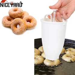 Máquina dispensadora de gofres Manual para hacer rosquillas, máquina de gofres de plástico, ligera, fácil y rápida