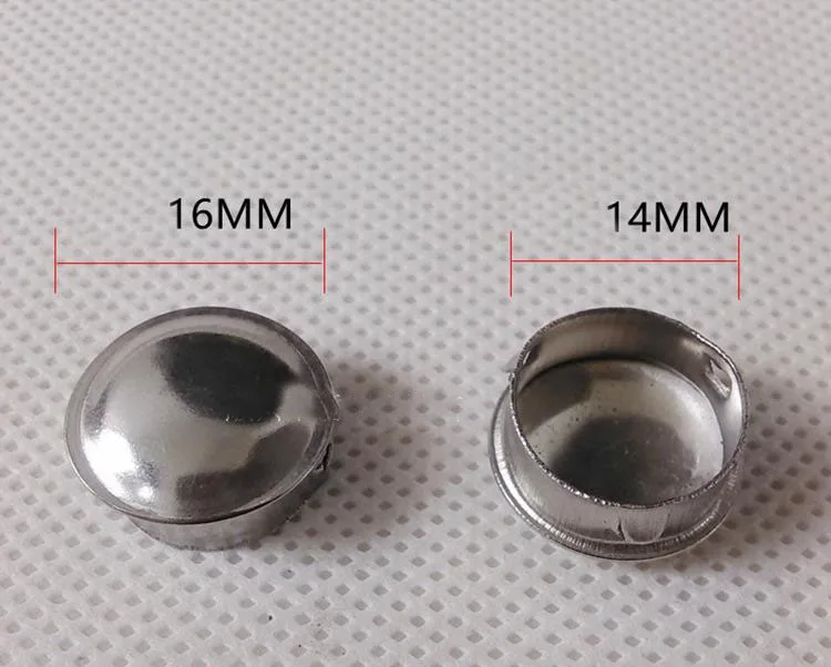 decorative cap tube plug Stainless steel 16MM external diameter pipe plug stoppers internal diameter 14MM 20pcs