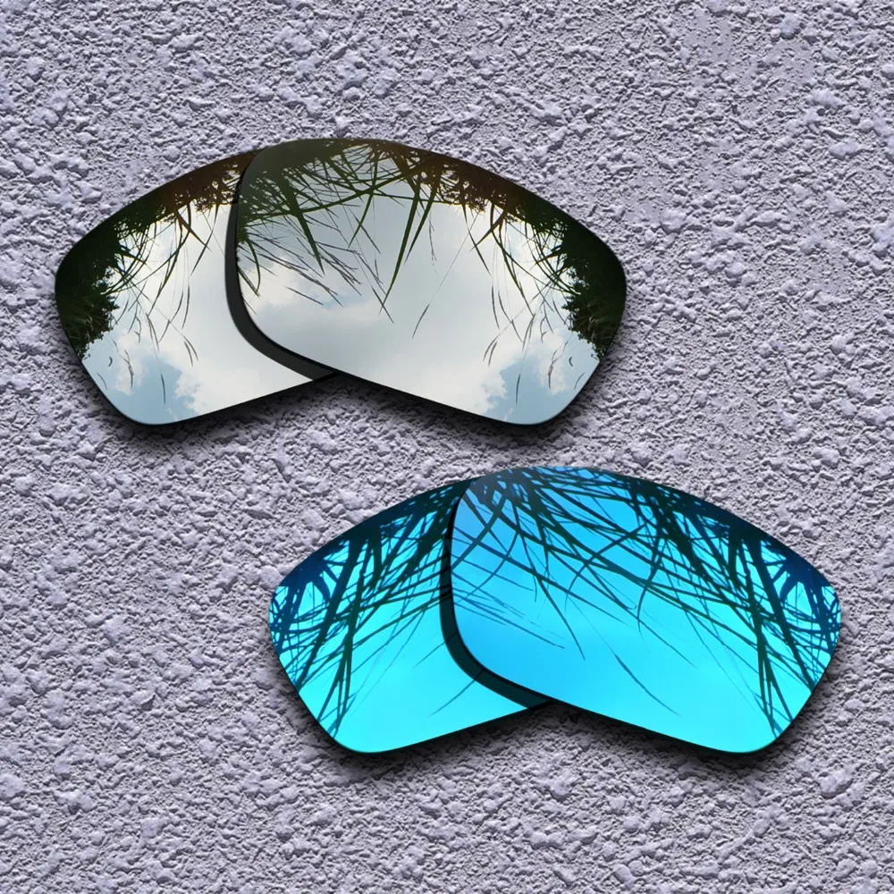 

Silver Titanium & Blue Polarized Replacement Lenses for Oakley Fuel Cell Sunglasses