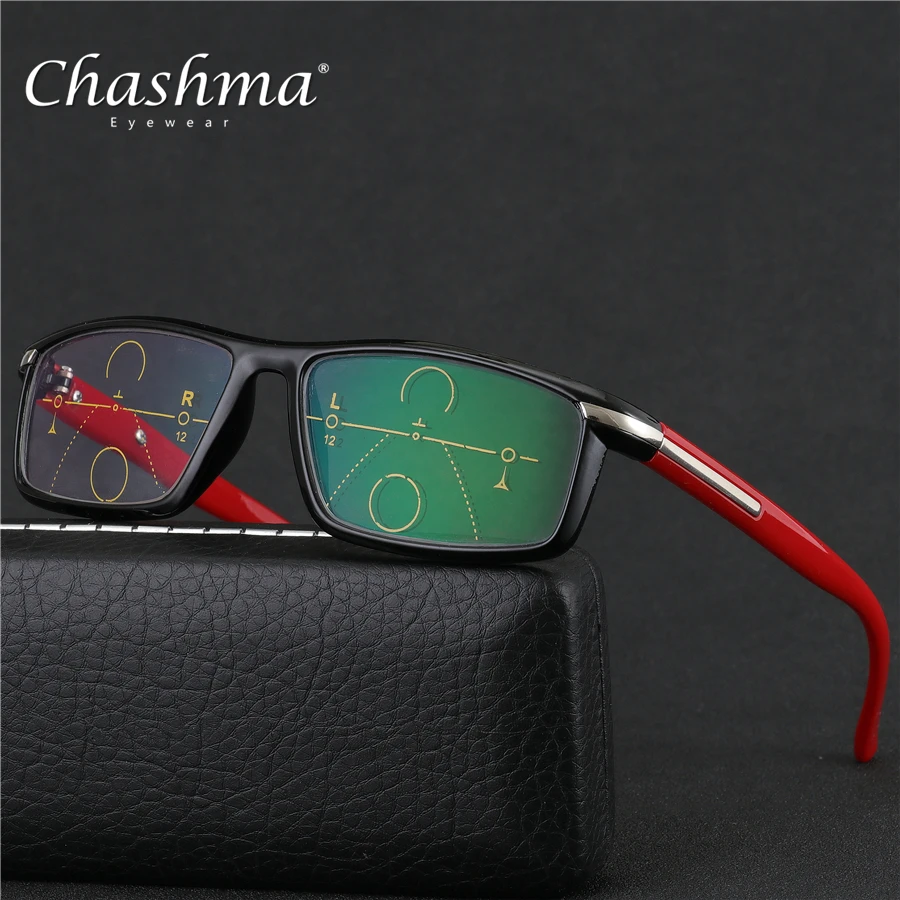 

CHASHMA Brand 2018 Progressive multifocal Reading Glasses Men Oculos De Grau Presbyopia Hyperopia Bifocal Sports Glasses Women