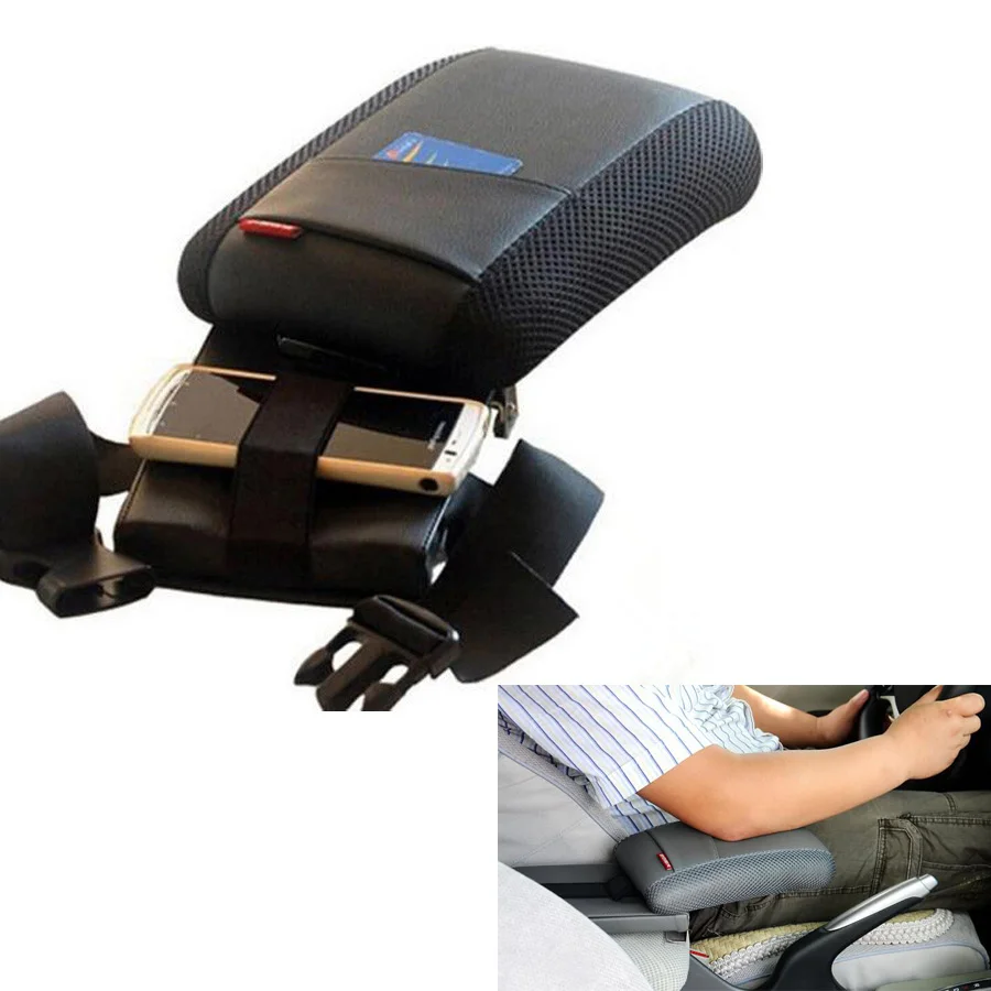 

YAQUICKA Black Auto Car Center Console Armrest Storage Box Elbow Supporting For Toyota RAV4 2013 2014