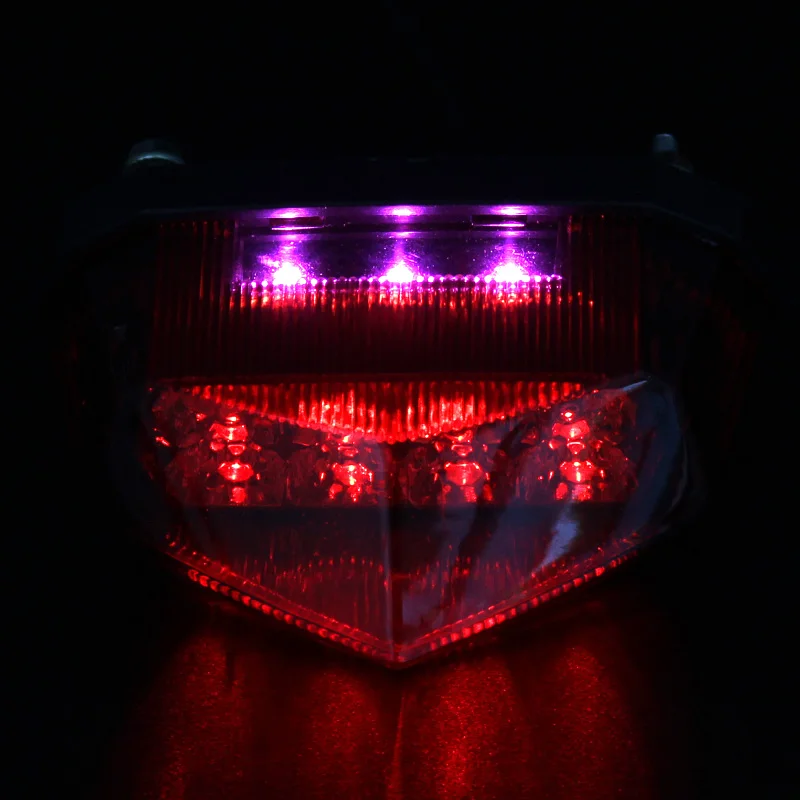 ROAOPP 3-Color Motorcycle Brand New Tail Light LED Tail Turn Signal Suitable For Honda Yamaha