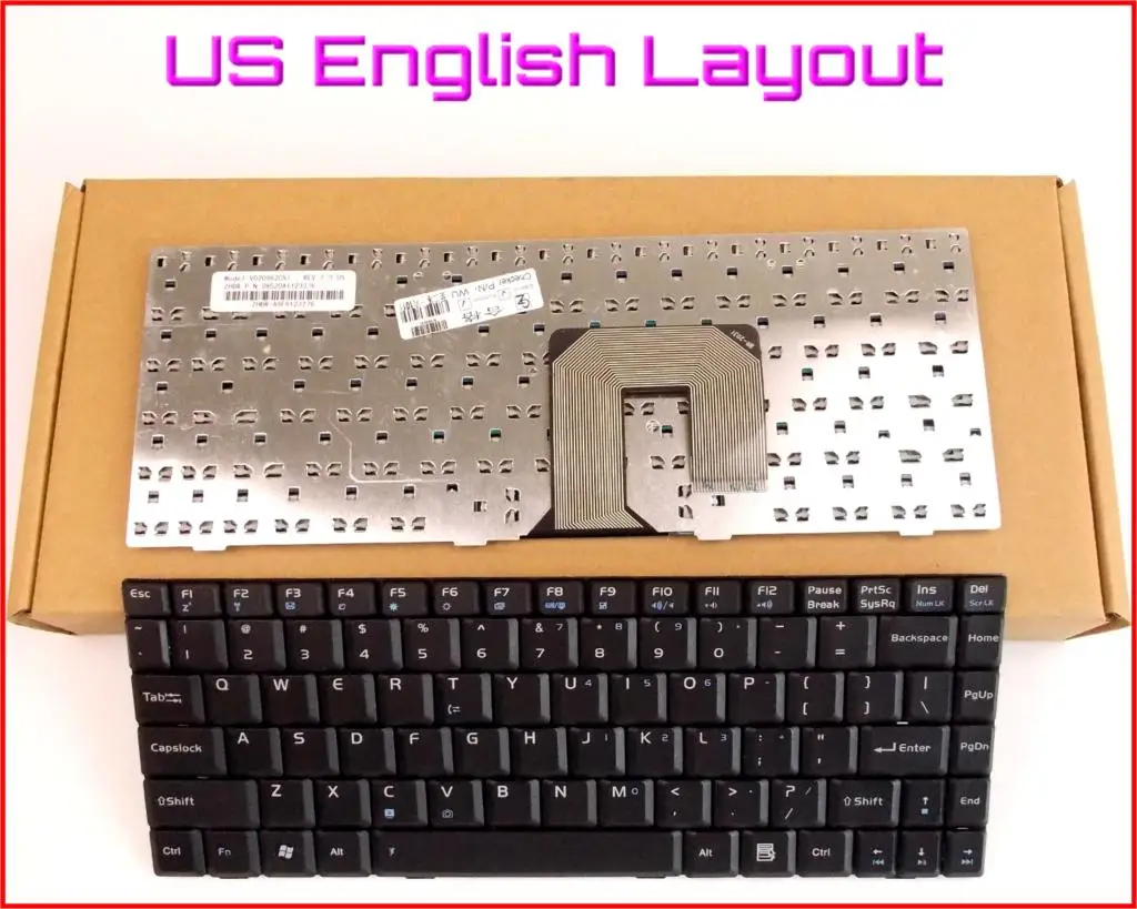 Novo Teclado EUA Inglês Versão para ASUS F9G F9J F9Z F9JE F9S F9SG F9DC F9 F9D F9E F9F 04GNER1KUS00 Laptop