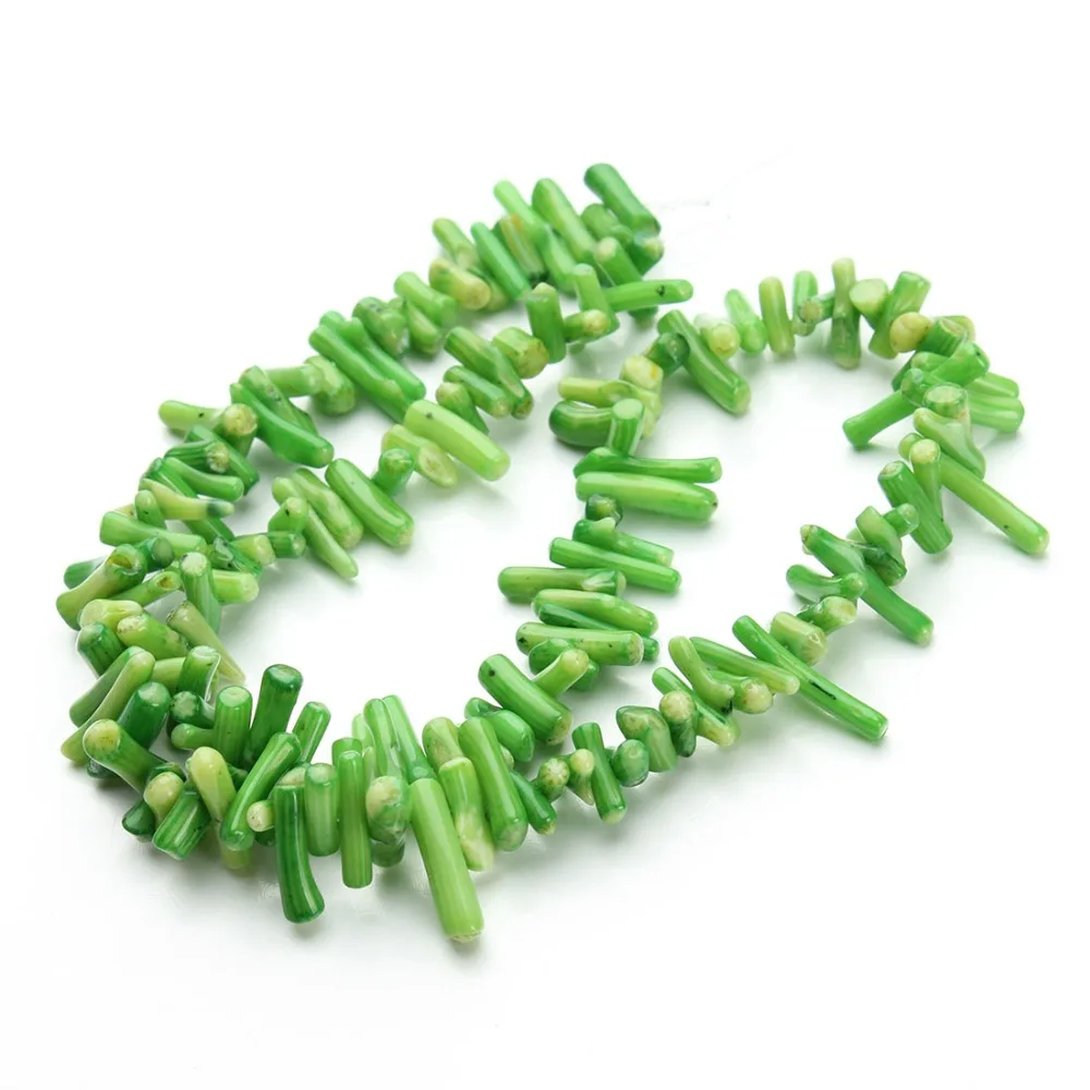 6-15 مللي متر غير النظامية الأحمر/الأصفر/الأبيض/الأخضر الطبيعي المرجان الخرز فاصل فضفاض الخرز صالح DIY المرجانية حبة سوار قلادة المواد