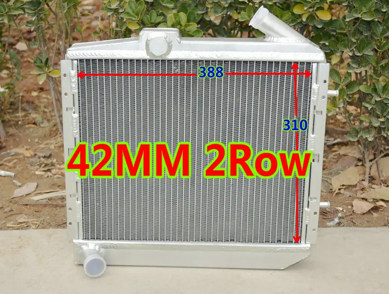 42mm 2Row Aluminum Racing Radiator For Renault R9/11 5/R5 Super 5 GT C-type I4 Turbo MT 1.4L 1983-1991 84 85 86 87