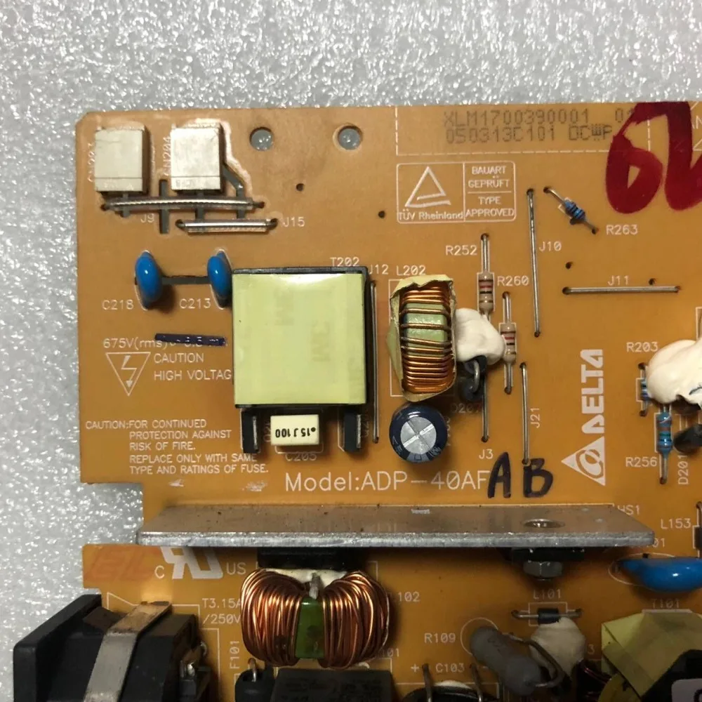 SZYLIJU Viewsonic ve710s power board VA702 VE710B ADP-40AF 6PIN power board