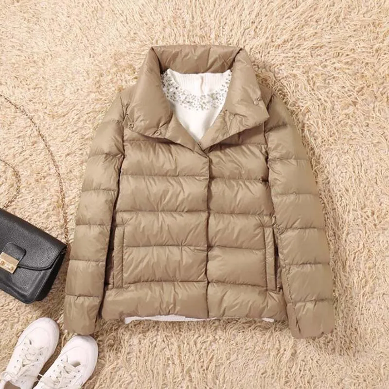 Ultra Light 90% White Duck Down Jacket Women Winter Coat 2019 Thin Female Fashion Warm Jacket Windproof Down Coat