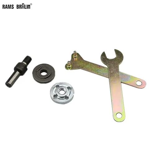 5 in 1 set 전기 드릴 컨버터 어댑터 100 앵글 그라인더 ID 16mm 플랩 디스크 용 스레드 M10 연결