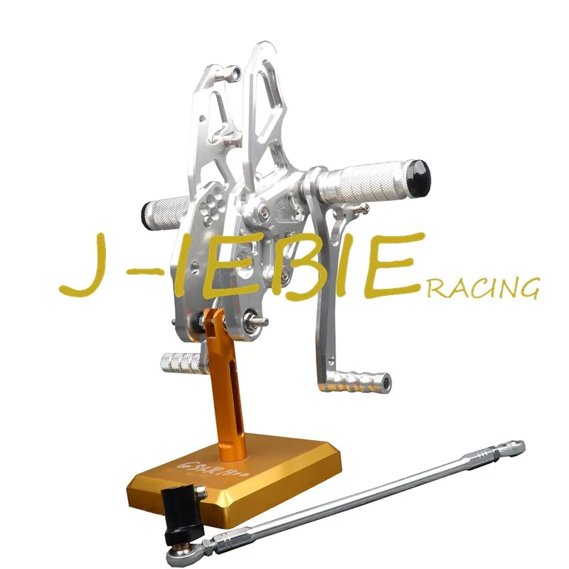 

CNC Racing Rearset Adjustable Rear Sets Foot pegs Fit For Yamaha YZF R15 2012 2013 2014 2015 SILVER