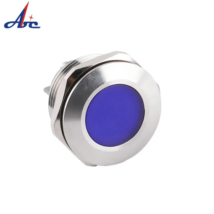 

Stainless Steel 28mm IP67 Metal LED Signal Lamp Screw Terminal Warning Car 3V 6V 12V 24V 36V Pilot Indicator Light