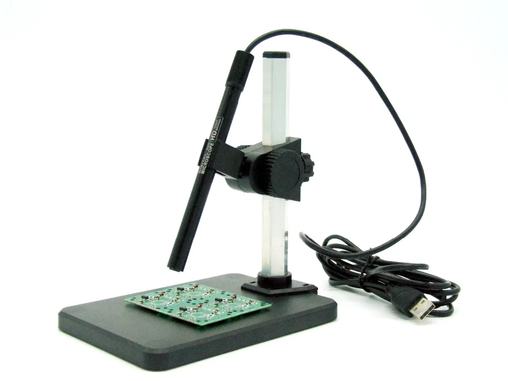 HD USB Digital Microscope 1-600X with 8 LED Adjustable Brightness Camera Endoscope Microscopes