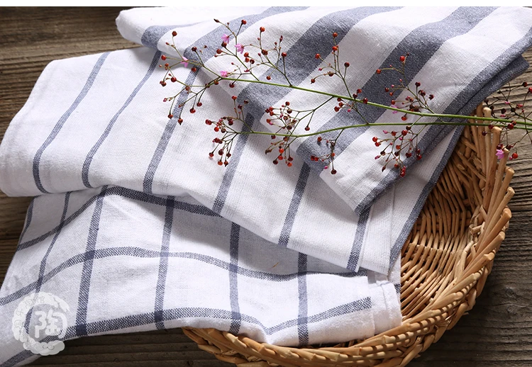 American country embroidered cloth napkins placemats cloth folded white cotton high-quality multi-purpose household fabric