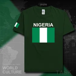 Nigeria Nijeriya men t shirts jerseys nation tshirt sporting Nigerian 100% cotton t-shirt fitness clothing tees country flags NG