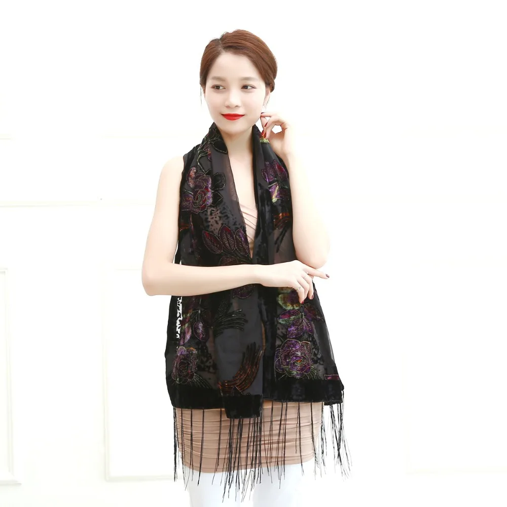 New Spring Floral Print Scarf Women Luxury Camellia Evening Shawl Winter Hot Sale For Lady Viscose Scarfs Female Gift Lovers