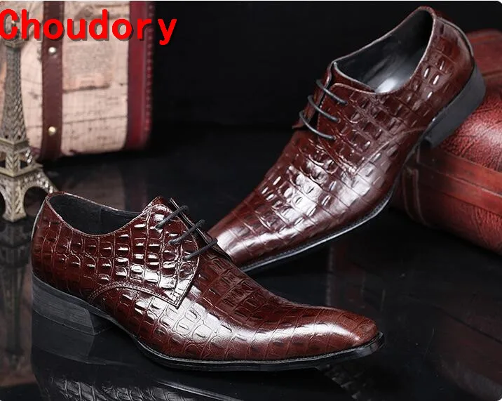 Chudory sapatos masculinos de verão, calçados pretos e brancos para homens, bojo masculino de pele de crocodilo azul, loafers para baile, casamento