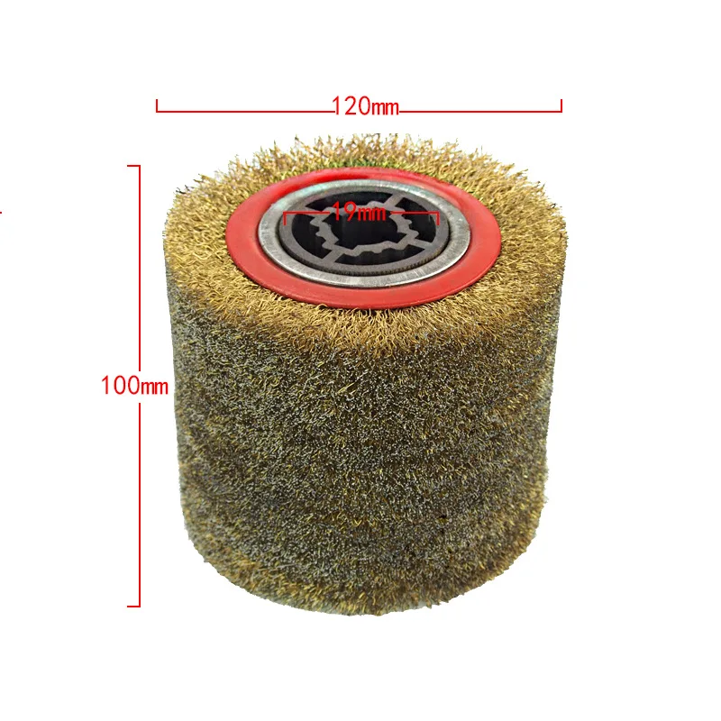 

Stainless Steel Wire Brush Wheel Wood Open Paint Polishing Deburring for Electric Striping Machine