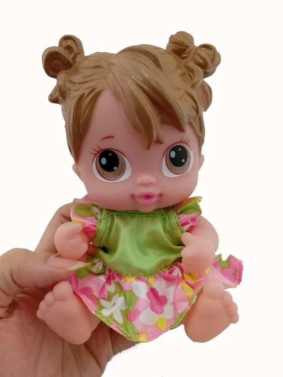 7inches Reborn Baby Doll  Movable Limbs Soft Vinyl Silicone Lifelike Newborn Baby for Girl Gift Baby Girls Toys  031602